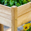Outsunny 3-tier Raised Garden Bed, Elevated Planter Boxes, Freestanding Wooden Plant Stand For Veget|Outsunny - Lit De Jardin Sureleve A Trois Niveaux Avec Trois Bacs A Plantes Sureleves, Support De Pl