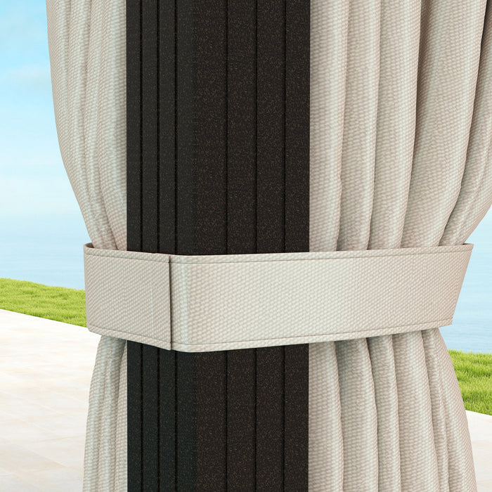 Outsunny 10' X 13' Hardtop Gazebo With Polycarbonate Roof, Aluminum Frame