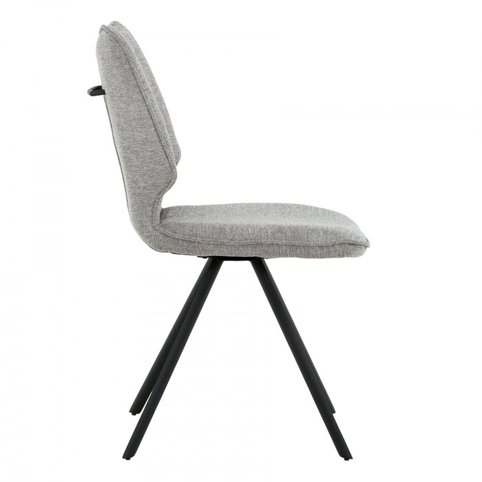 Bram Upholstered Modern Armless Dining Chair (Set of 2)
