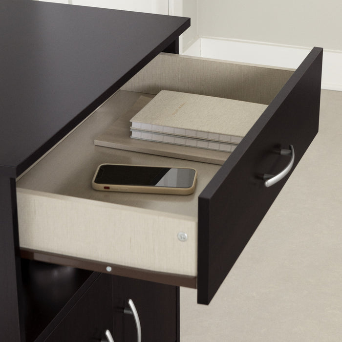 Axess Printer Cart On Wheels - Chocolate 