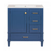 Olivia 30" Bathroom Vanity with Sink Combo and Storage Drawers,Blue | Olivia meuble de salle de bain 30" avec vasque et tiroirs de rangement, bleu