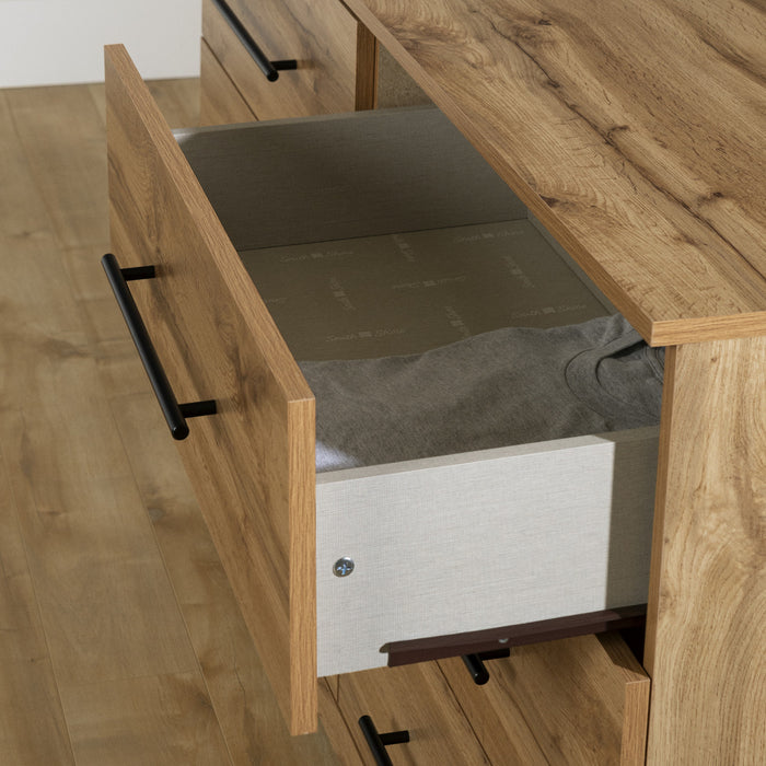 Barcelo 6-Drawer Dresser Nordik Oak - South Shore