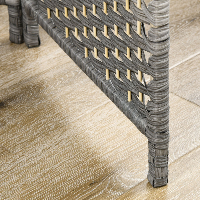 HOMCOM 6 Ft Folding Room Divider, Privacy Screen for Home Office Bedroom