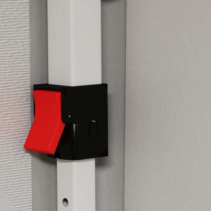 Outsunny 10'x20' Pop Up Tent Outdoor Easy Folding Gazebo Party Tent White