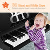 Costway 30-Key Classic Piano Wood w/ Bench & Music Rack Black
