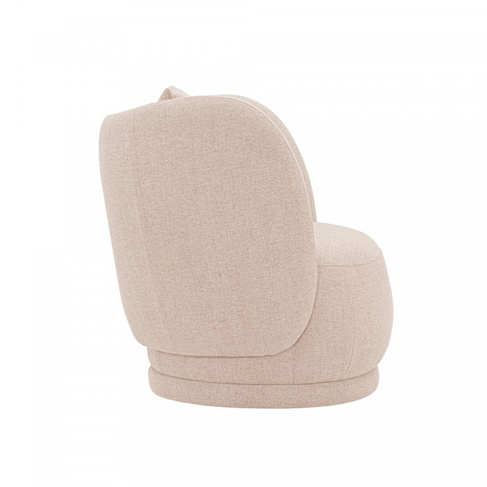 Siri Modern Upholstered Lounge Chair in Wheat - Set of 2