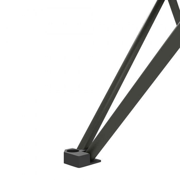 Outsunny Folding Camping Table, Portable Picnic Table With Carry Bag, Black