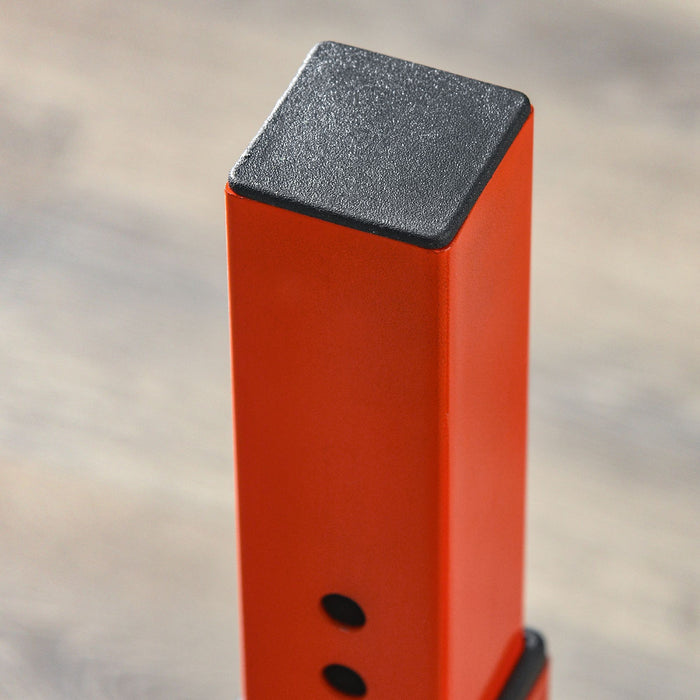 Soozier Bulgarian Split Squat Stand, 12-level Leg Training Machine, Red