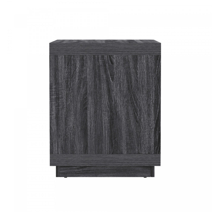 Navis Contemporary 26\" Nightstand in Charcoal Gray (1-Drawer)