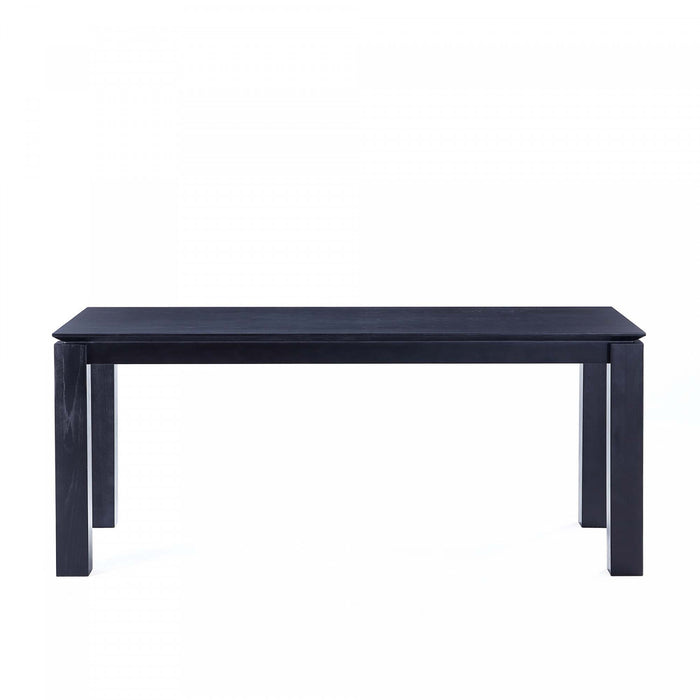 Hamlet and Rockaway Modern Industry Chic 9-Piece Dining Set in Black and Natural Dining Room Set