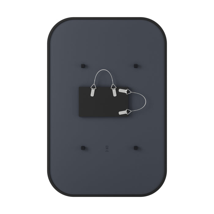 Umbra Hub Rectangular Mirror 24\" x 36\" - Black