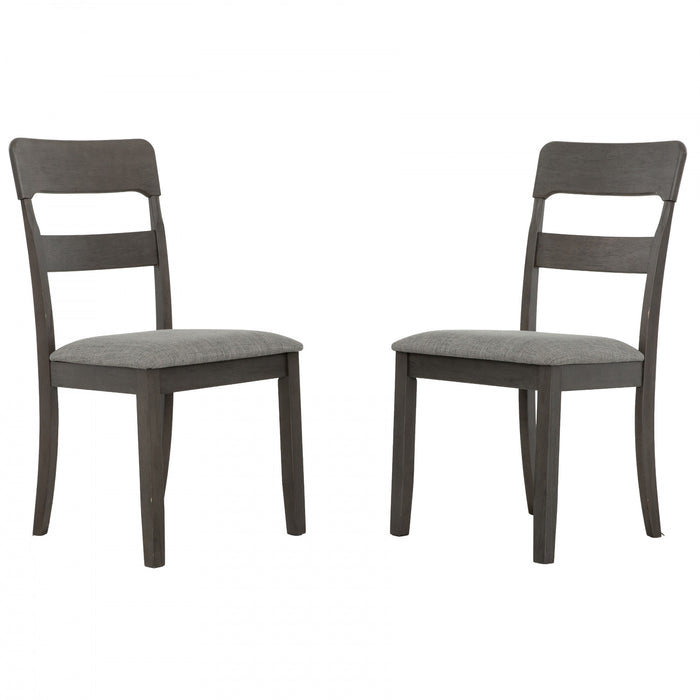 Ashford 5-Piece Solid Wood Extendable Dining Set with Self-Storing Leaf (Seats 4-6)
