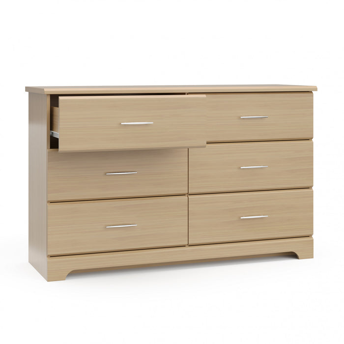 Storkcraft Brookside 6 Drawer Dresser - Driftwood