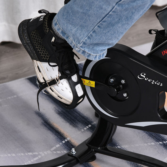 Soozier Exercise Bike, Stationary Bike with LCD Display