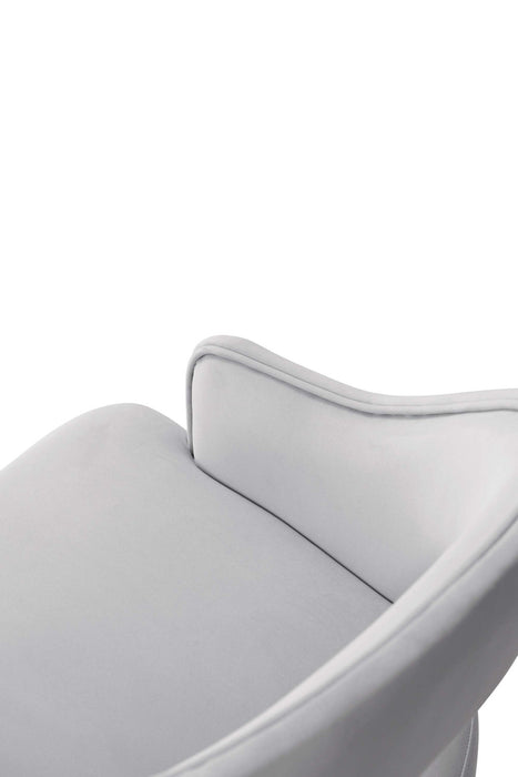 Carrington and Rockaway Modern Industry Chic 7-Piece Dining Set in Light Gray and Natural