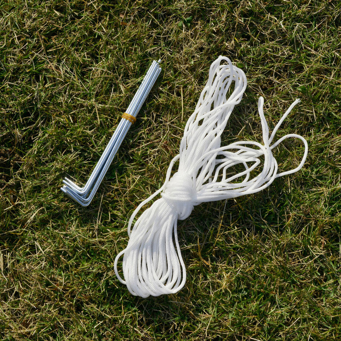 Outsunny 10x10ft Party Tent Canopy With Netting, Sun Shade Shelter, Khaki