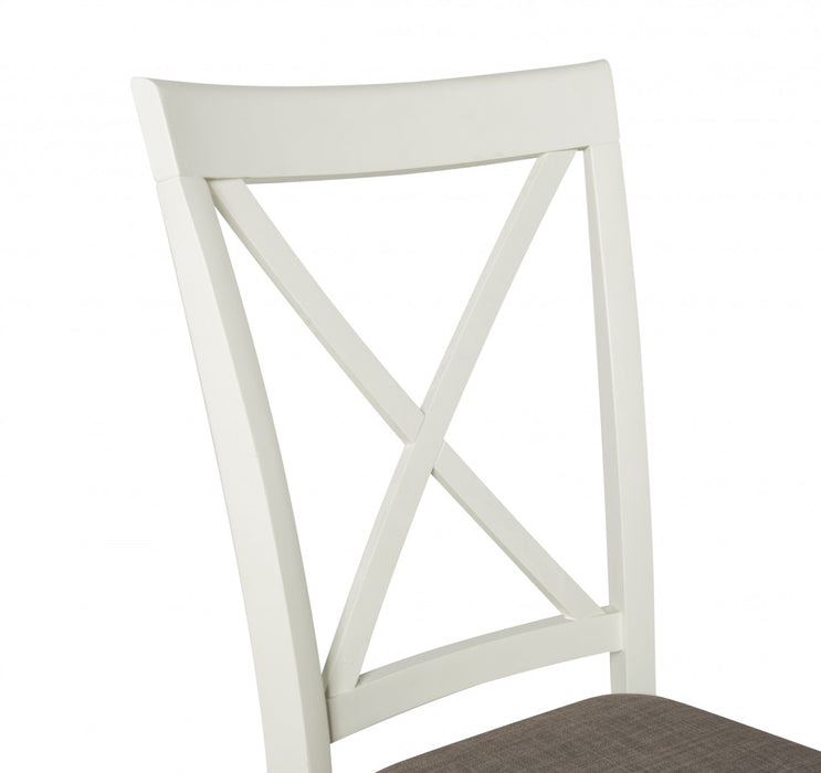 Jane Fabric Taupe Dining Chair - Set of 2