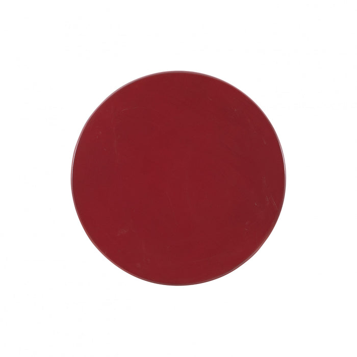 Rainbow Chairside Table - Red
