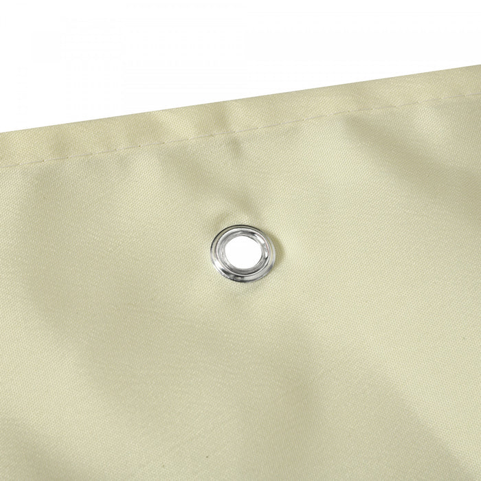 Outsunny Gazebo Mosquito Netting Replacement, 4-panel Canopy Screen Walls With Zipper For 10' X 10' Gazebo, (sidewall Only), Beige