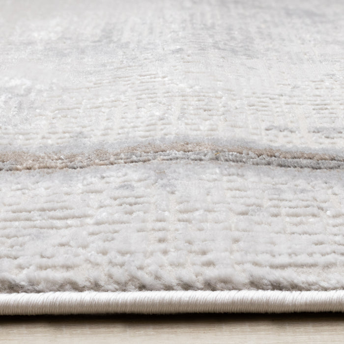 London Distressed Border Area Rug - 5'3\" x 7'7\"