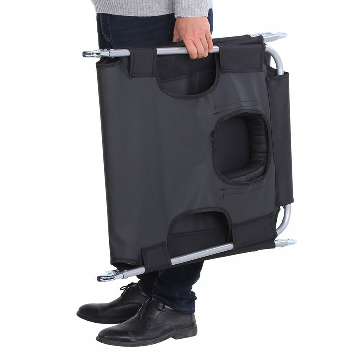 Outsunny Outdoor Lounge Chair, Adjustable Folding Chaise Lounge, Black