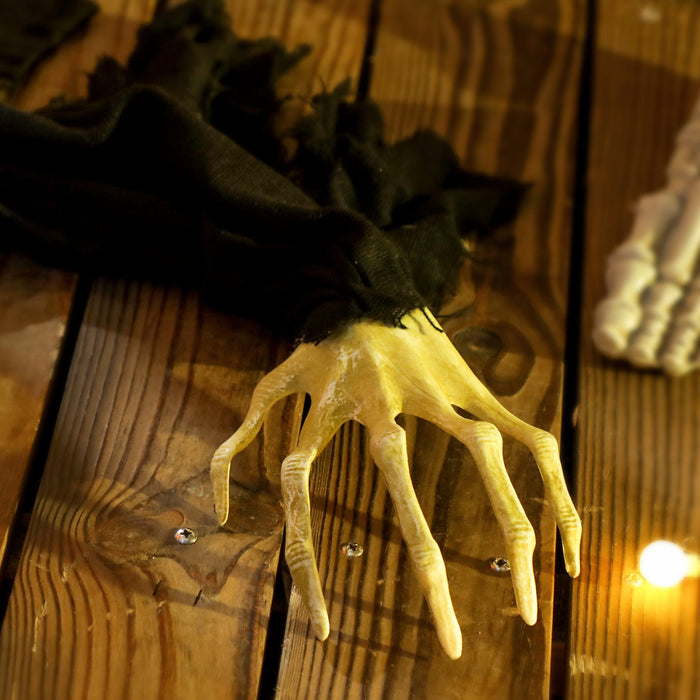 Outsunny 72\" Halloween Animated Crawling Zombie, Indoor Outdoor Party Props