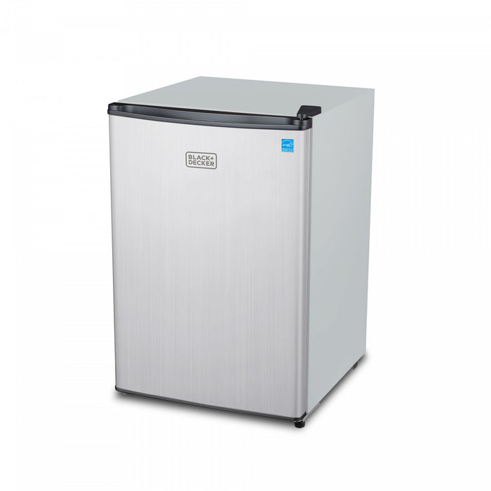 BCRK Series BLACK+DECKER 2.5 Cu. Ft. Compact Refrigerator, BCRK25V, Stainless Look