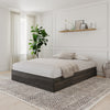 3-Drawer Storage Bed Frame, King|Bark Grey King Bed | Lit King tiroirs, Gris ecorce