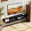 HOMCOM 71" Floating TV Stand for TVs up to 72 Inch, Black
