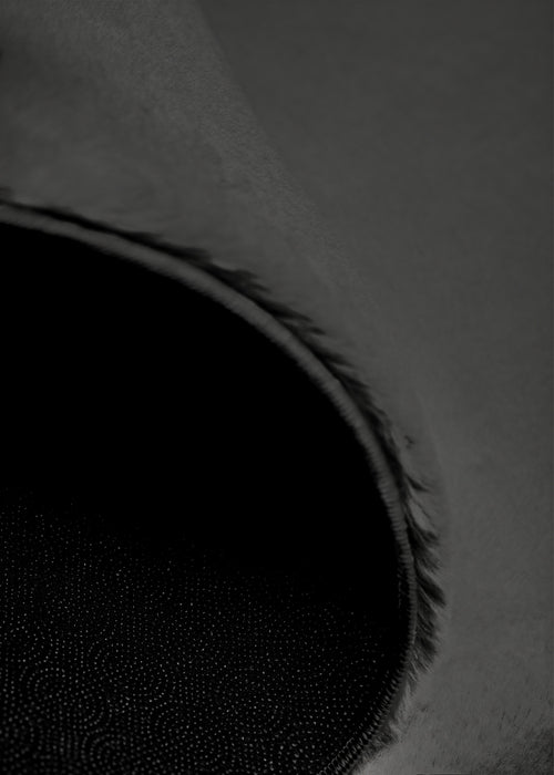 Argo Plush & Shags Charcoal Washable Rug 5'0\" x 7'6\" Indoor Area Rug