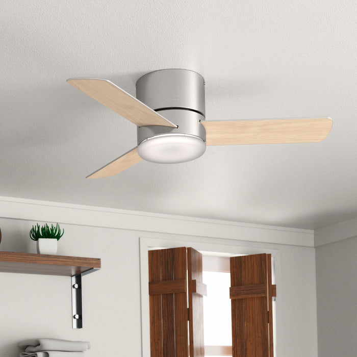 Minimus Ceiling Fan with Light Fixture - Grey