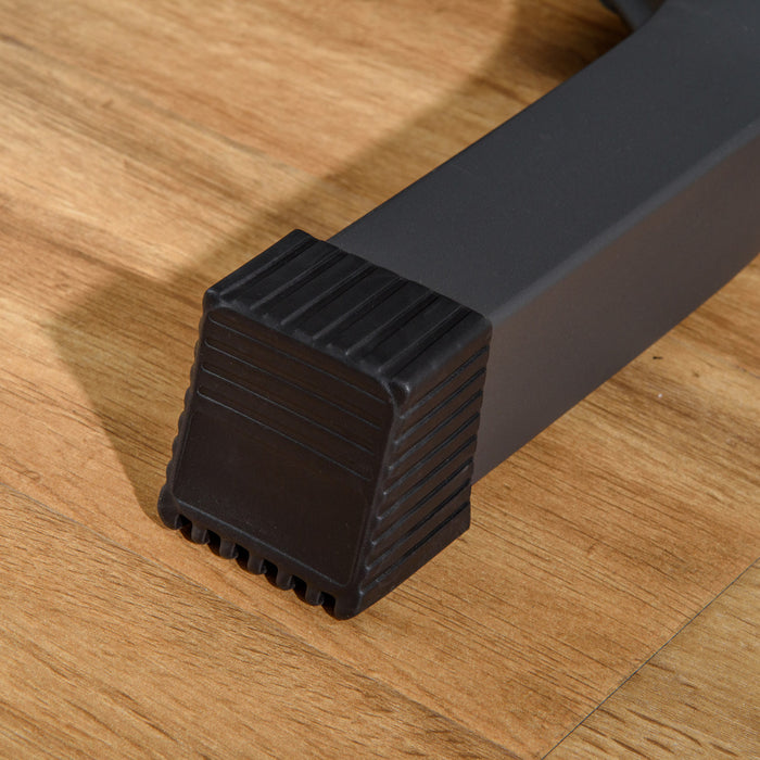 Soozier Weight Bench Stand With Squat Rack, Adjustable Olympic Bench, Multifunctional Arm Curl Pad, Leg Extension, Barbell Stand, Strength Training, Workout Equipment For Home, Office, Gym, Grey