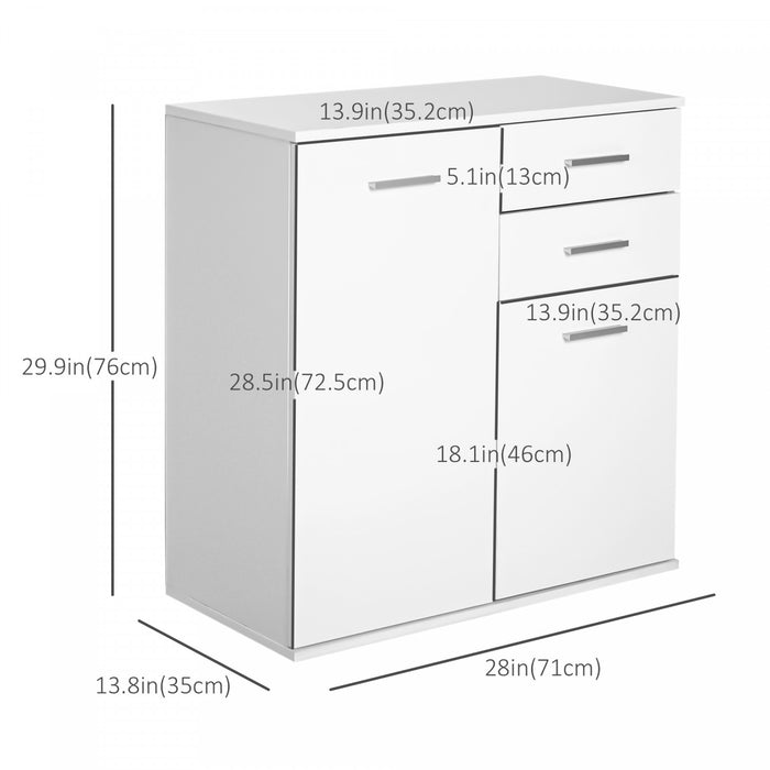 Free Standing Storage Cabinet Console Sideboard Table Entryway Organizer