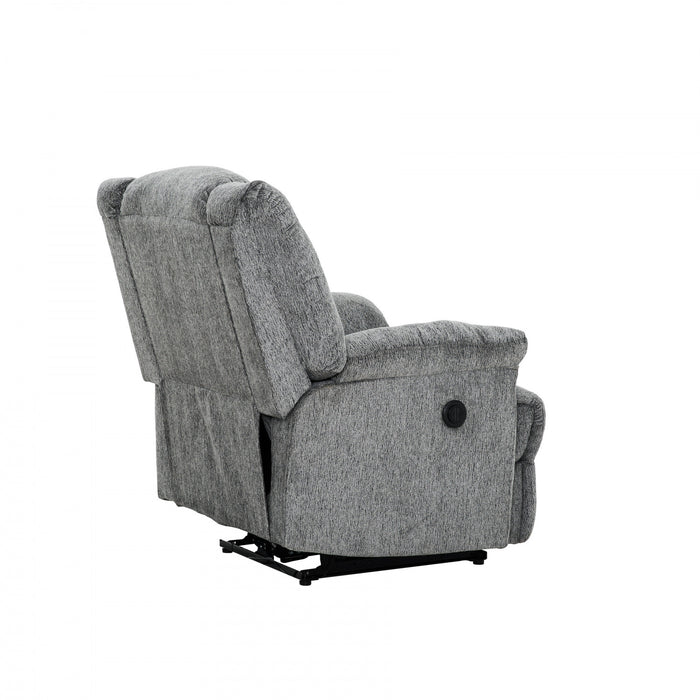 Weston 35 in. Upholstered Power Recliner Chair - Grey