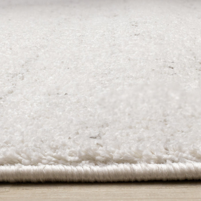 Surrey White Grey Speckled Rug, 5'3\" x 7'7\" Indoor Area Rug