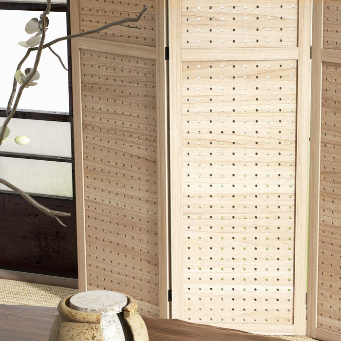 Homcom Wood Privacy Screens, Room Divider And Privacy Screens