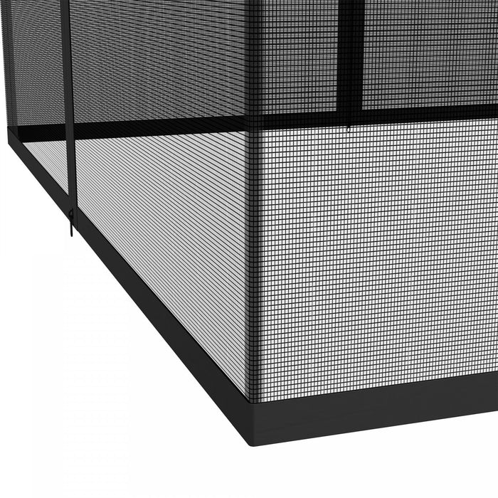 Outsunny 12' X 12' Gazebo Replacement Mosquito Netting Screen Walls