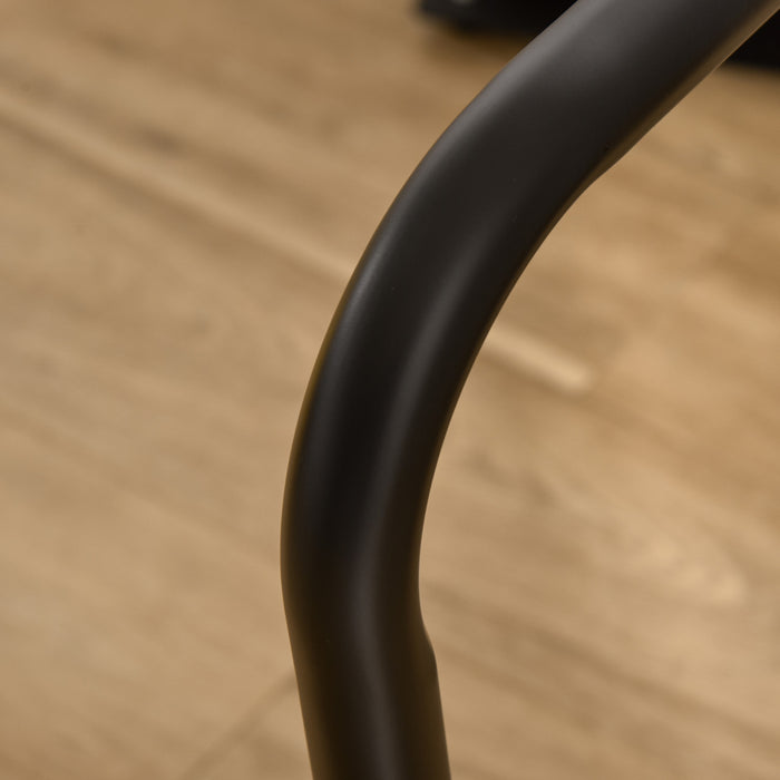 Soozier Set Of 2 Dip Bar, Dip Station Push Up Station For Full Body Strength Training Home Gym Black