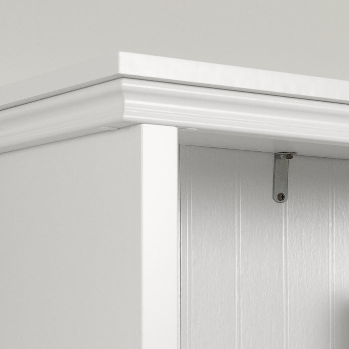 Gascony 4-Shelf Bookcase Pure White - South Shore