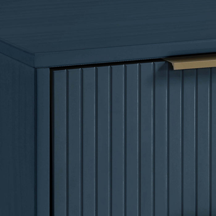 Granville Modern 55\" Dresser in Midnight Blue (6-Drawer)