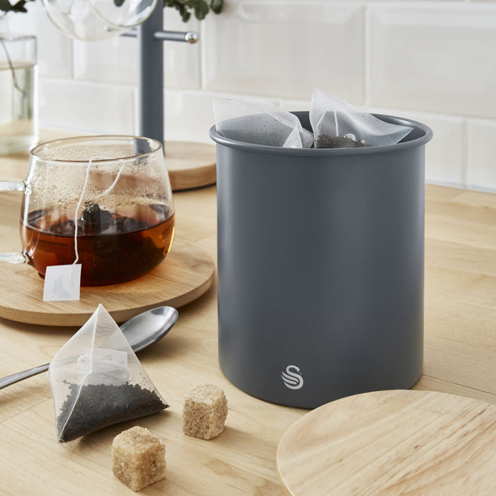 Salton Swan Nordic Grey Cannisters - Set of 3