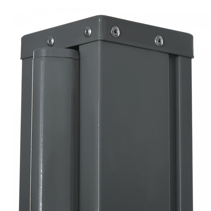 Outsunny 118\" X 63\" Retractable Side Awning Patio Outdoor Folding Privacy Screen With Resistance To Uv Rays & Wind, Dark Blue