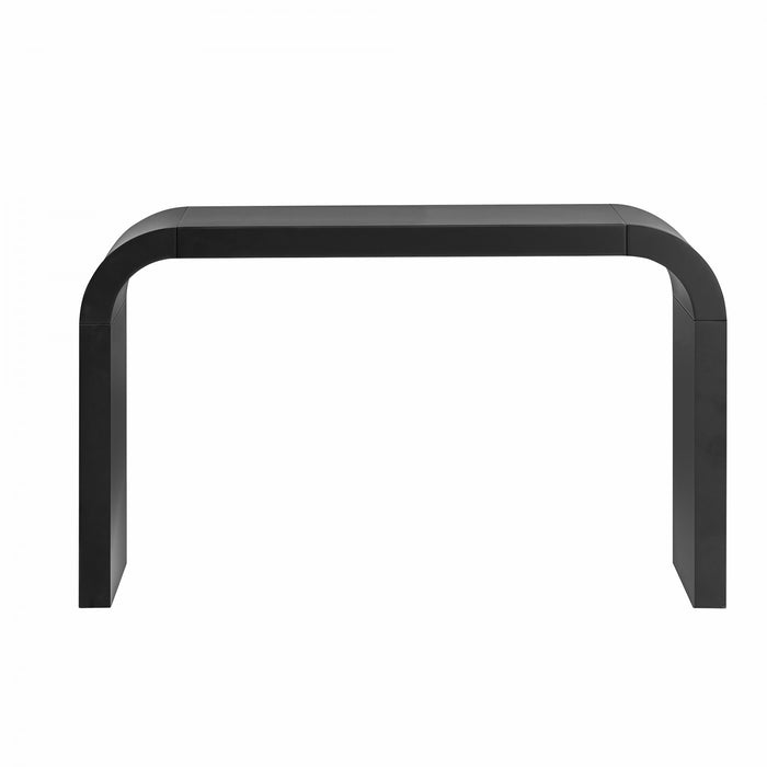 Olivia Modern Minimalist Elegant Design Console Table,Black Sofa Table