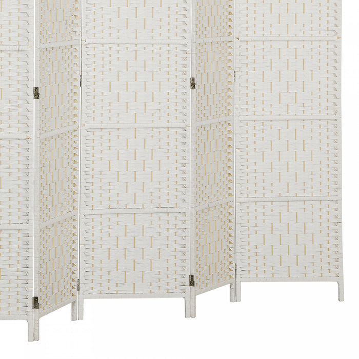 HOMCOM 6 Panel Folding Room Divider Privacy Screen Indoor Home Decoration