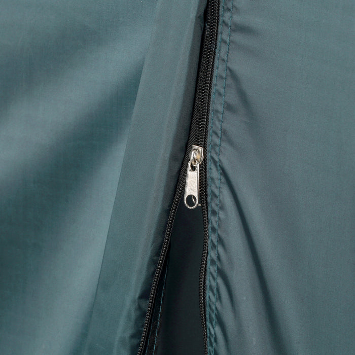 Outsunny 60\" X 60\" X 82\" Shower Tent Extra Wide Changing Room Privacy Portable Camping Shelters With Windows & Floor Mat, Green