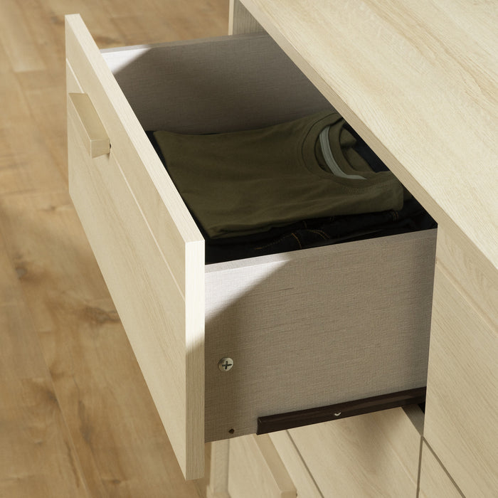 Noah 6-Drawer Dresser Bleached Oak - South Shore