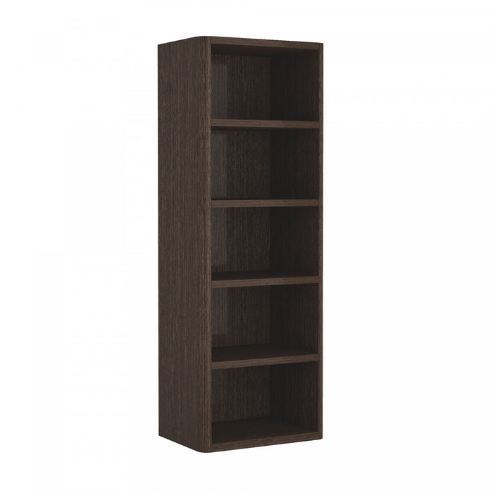 Rivington Modern 28\" Open Bookcase in Dark Walnut - Set of 3