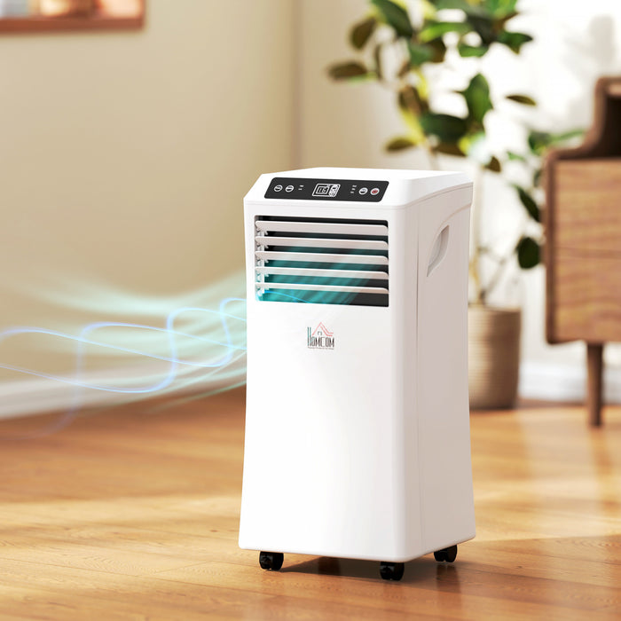HOMCOM Portable Air Conditioner with 4 Modes and 258-441 Sq. Ft Coverage