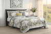 Forever Yellow 3-Piece Reversible Floral Quilt Set King Size | Ensemble de Courtepointe Reversible 3 Pieces Tres Grand Lit