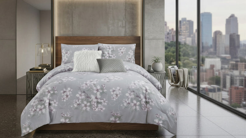 Alysse 5-Piece Floral Comforter Set